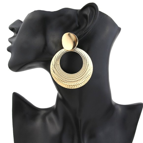 Jewelry - Earrings Women Big Circle Large Bohemian Hoop Drop Cute Trendy Jewelry